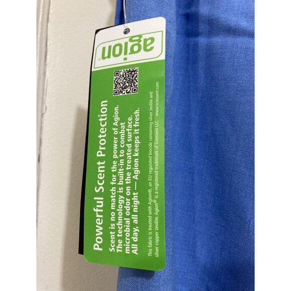 Cuddl Duds Scrub Lounge Pants Chambray Blue L Draw String Waist Pockets‎ Comfort - Picture 6 of 8